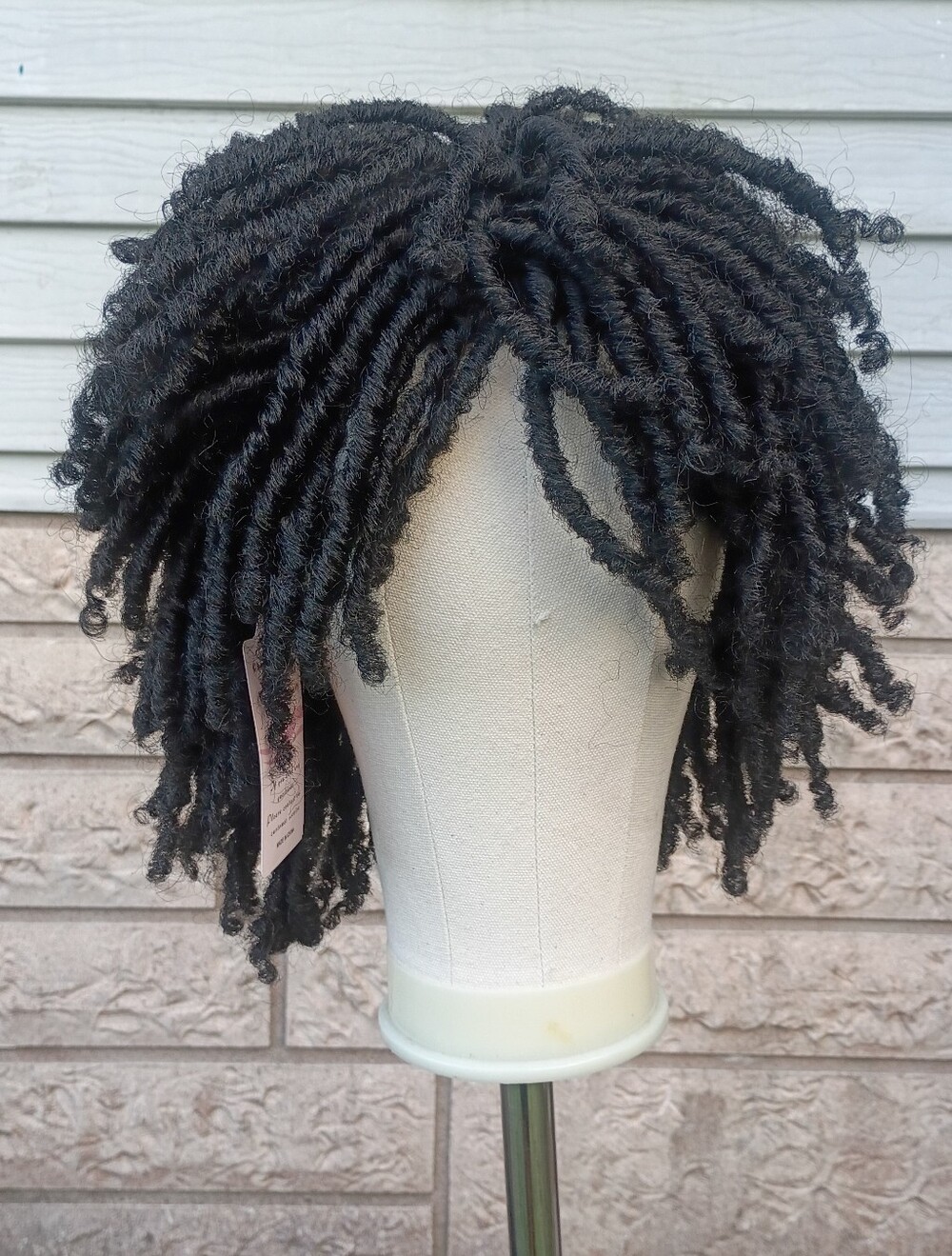 Black Synthetic Twist Crochet Wig for Women